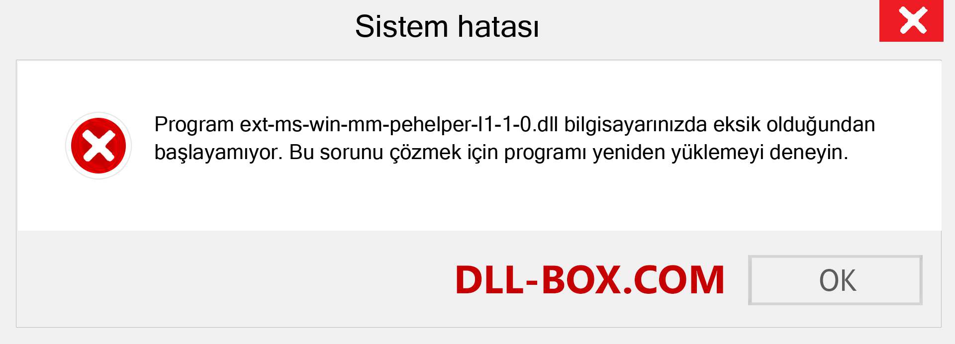 ext-ms-win-mm-pehelper-l1-1-0.dll dosyası eksik mi? Windows 7, 8, 10 için İndirin - Windows'ta ext-ms-win-mm-pehelper-l1-1-0 dll Eksik Hatasını Düzeltin, fotoğraflar, resimler